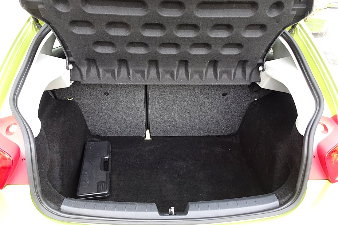 Coffre d'une Seat Ibiza